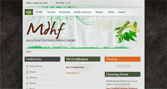 Desktop Screenshot of mdhherbals.com